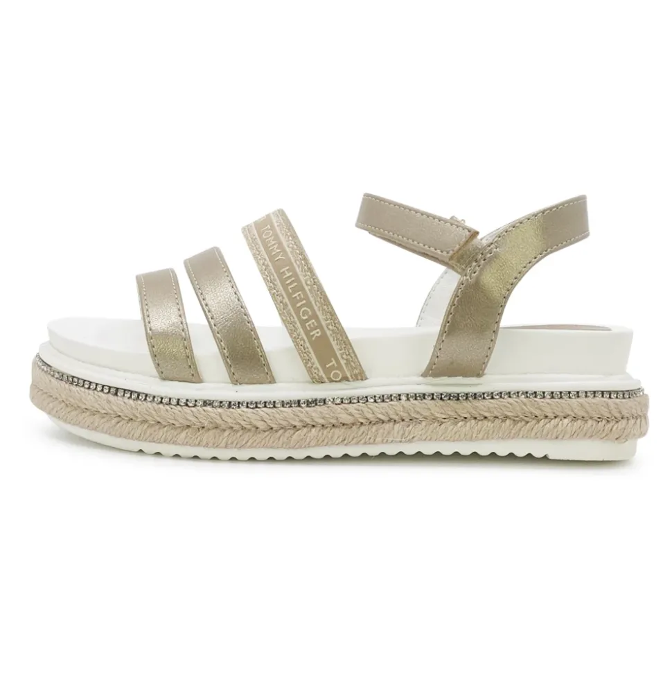 Sandale Plateforme Velcro