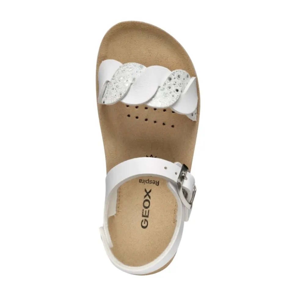Sandales Blanches Fille Enfant
