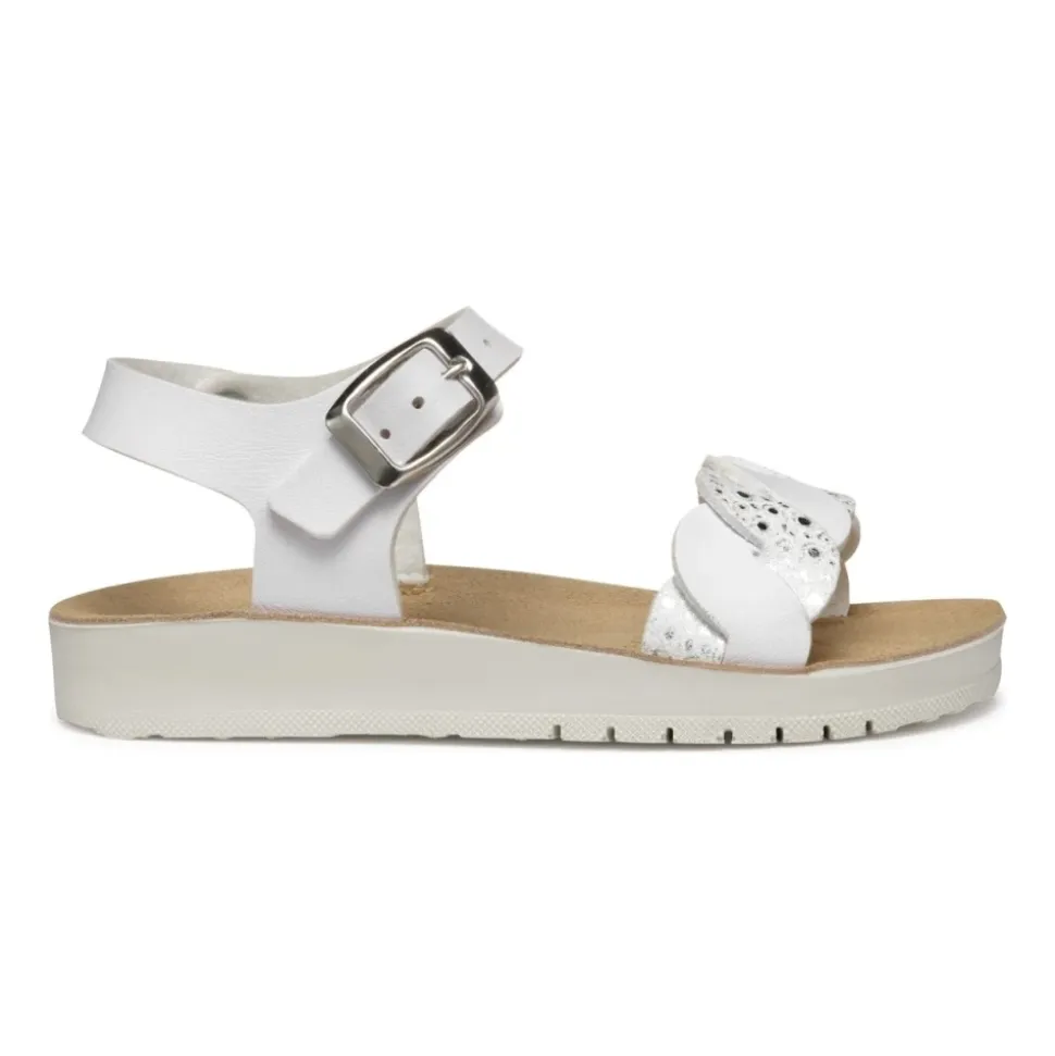 Sandales Blanches Fille Enfant