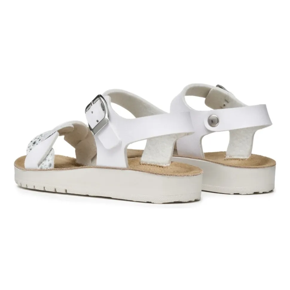 Sandales Blanches Fille Enfant