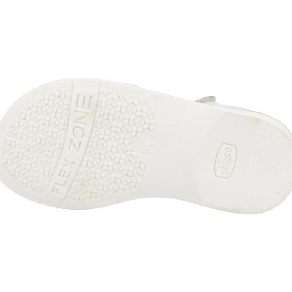 Sandales Blanches à Fleurs pour Filles