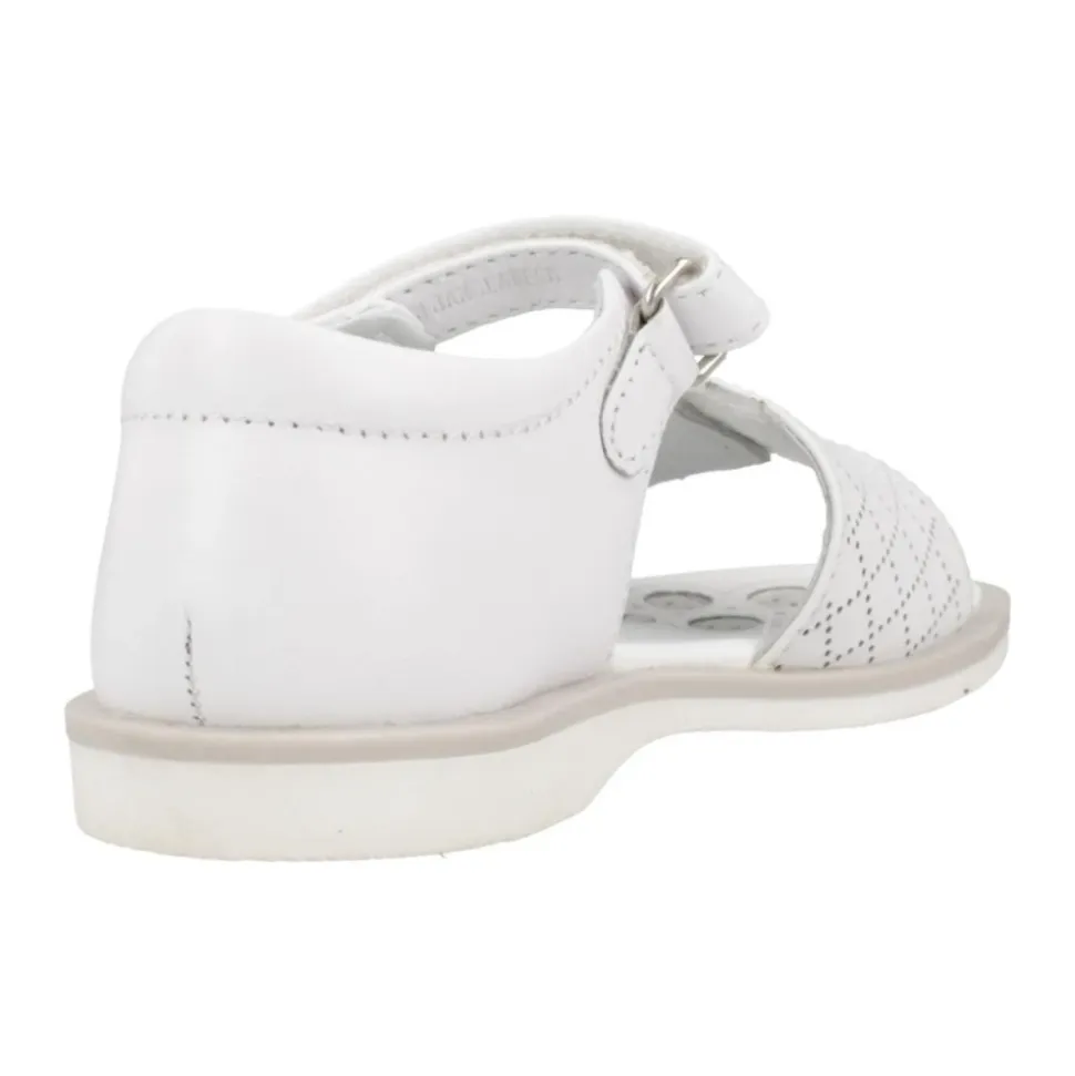 Sandales Blanches à Fleurs pour Filles