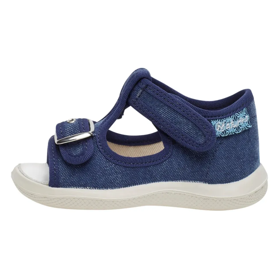 Sandales à bout ouvert « open toe » en tissu PAROS