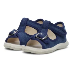 Sandales à bout ouvert « open toe » en tissu PAROS