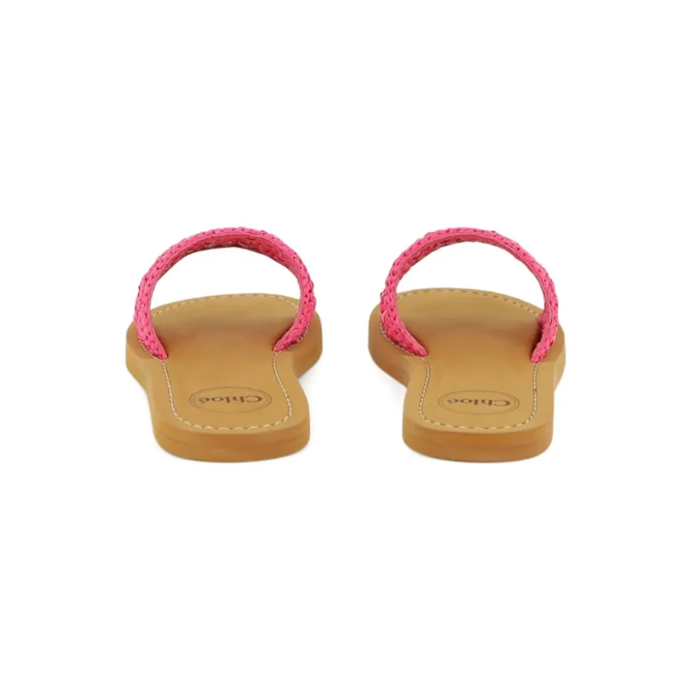 Sandales Bout Ouvert Rosette