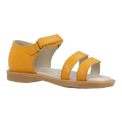 Sandales Confortables en Cuir Ocre