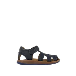Sandales en Cuir Bleu pour Bébés