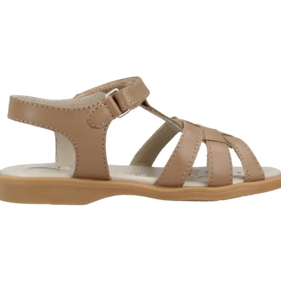Sandales en cuir marron pour enfants