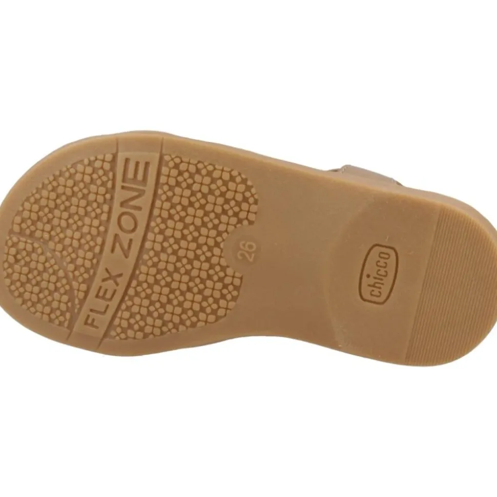 Sandales en cuir marron pour enfants