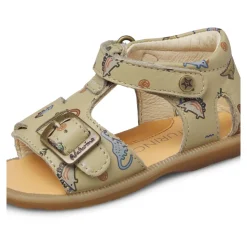 Sandales en Cuir Nappa Quarzo