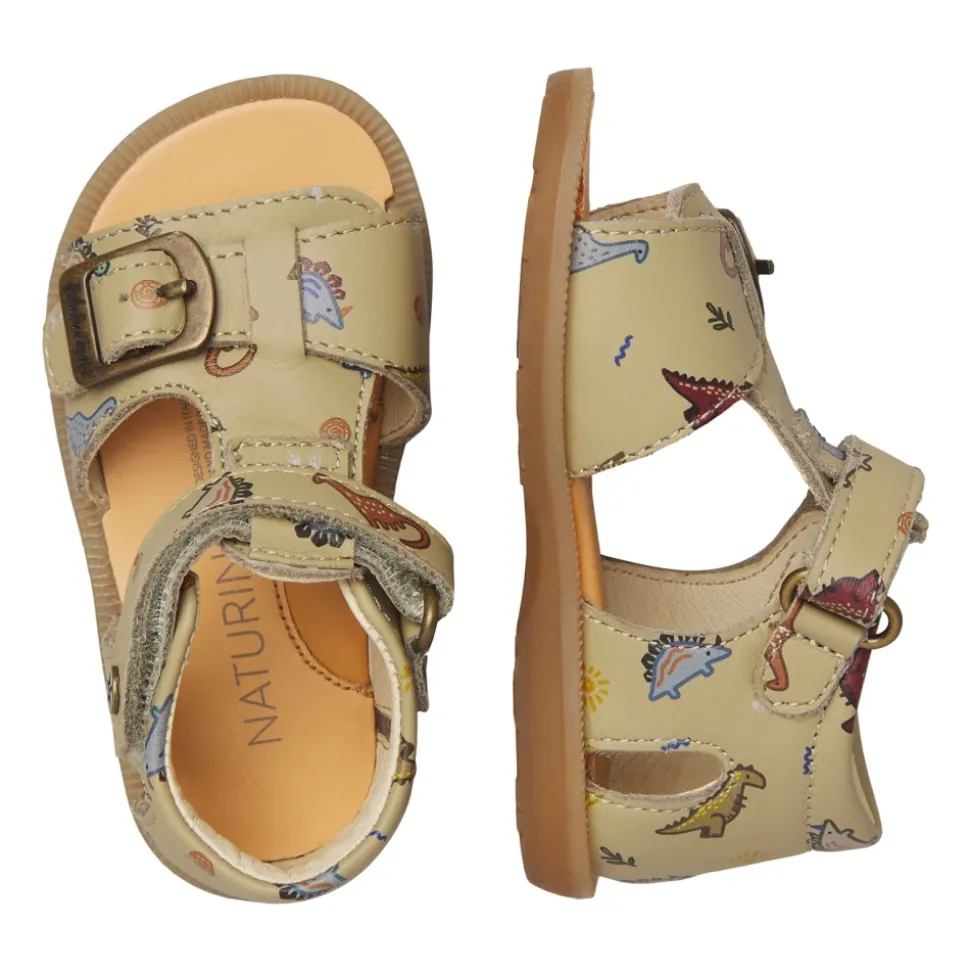 Sandales en Cuir Nappa Quarzo