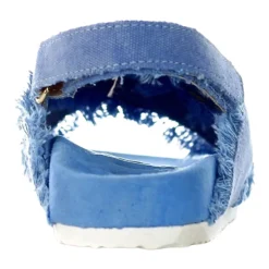 Sandales Enfants en Denim Bleu Faites Main