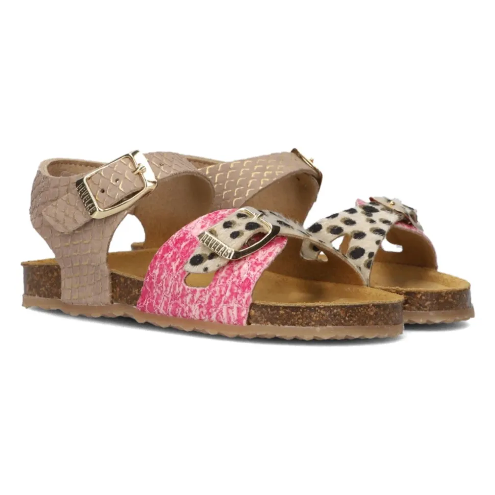 Sandales Fille avec Imprimé Panthère