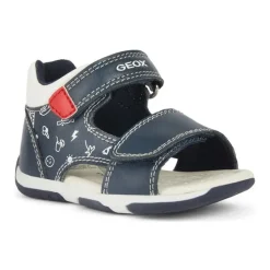 Sandales Marine Rouge