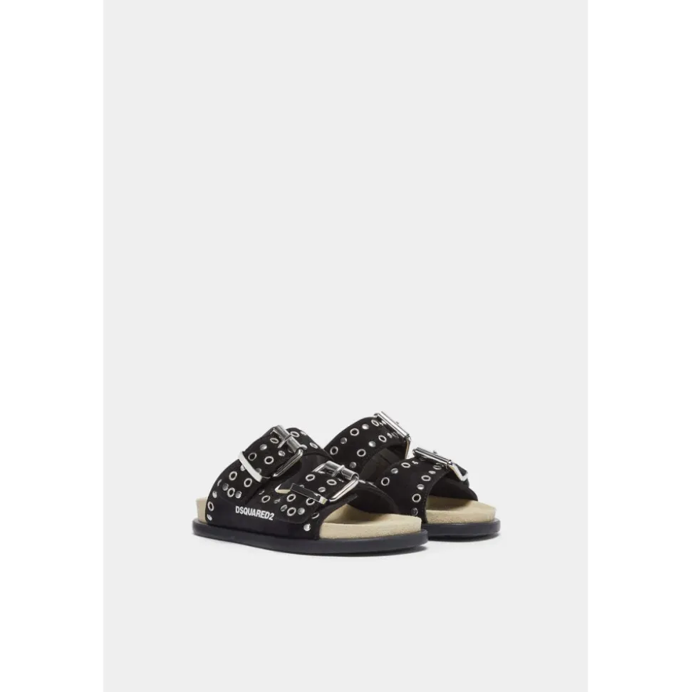 Sandales Noires Tendance pour Enfants