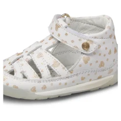 Sandales semi-fermées en cuir MIPOS