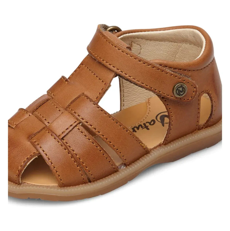 Sandales semi-ouvertes en cuir ZAFFIRO