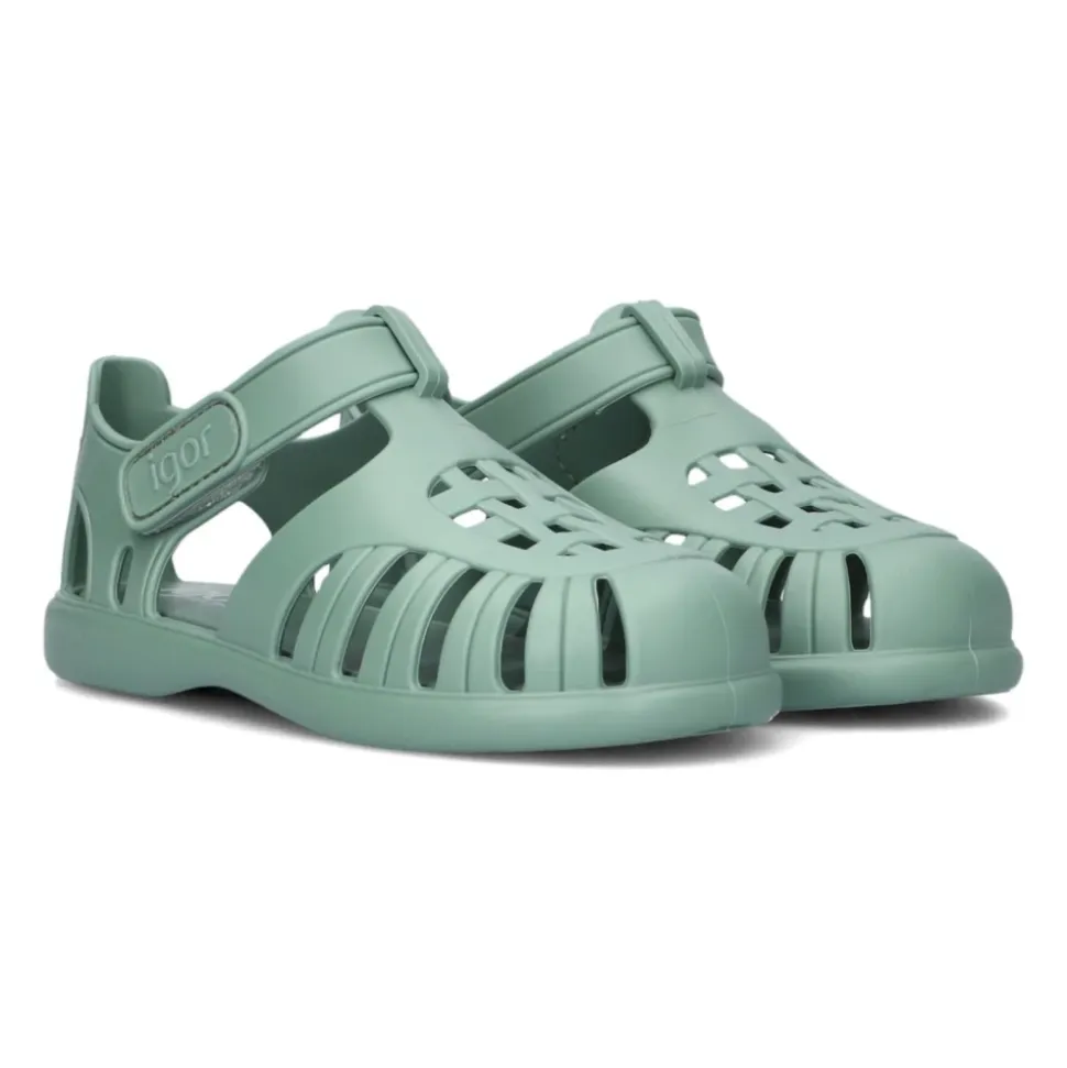 Sandales Vertes Tobby Solid