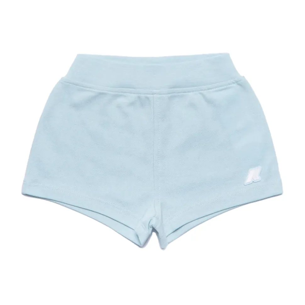 Short en Piqué Noisette