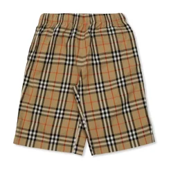 Shorts en coton à carreaux
