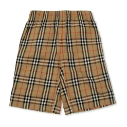 Shorts en coton à carreaux