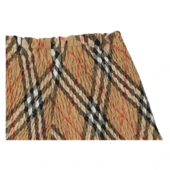 Shorts en coton popeline à carreaux vintage