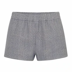 Shorts enduits avec ceinture élastique