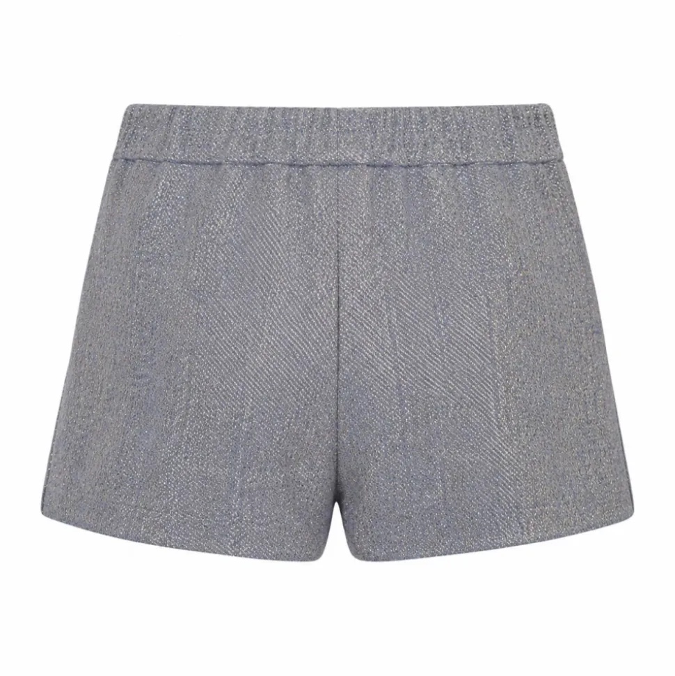 Shorts enduits avec ceinture élastique