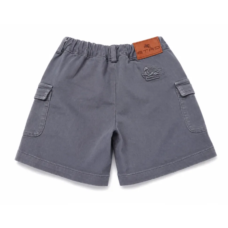 Shorts en jacquard Paisley