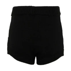 Shorts en maille avec appliqué logo