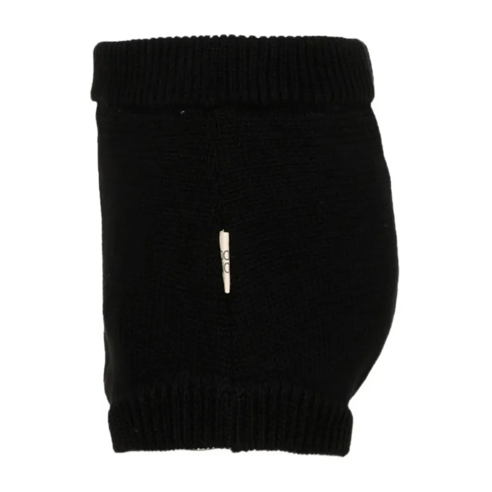 Shorts en maille avec appliqué logo