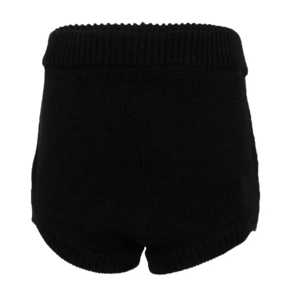 Shorts en maille avec appliqué logo