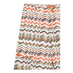 Shorts en viscose zig zag