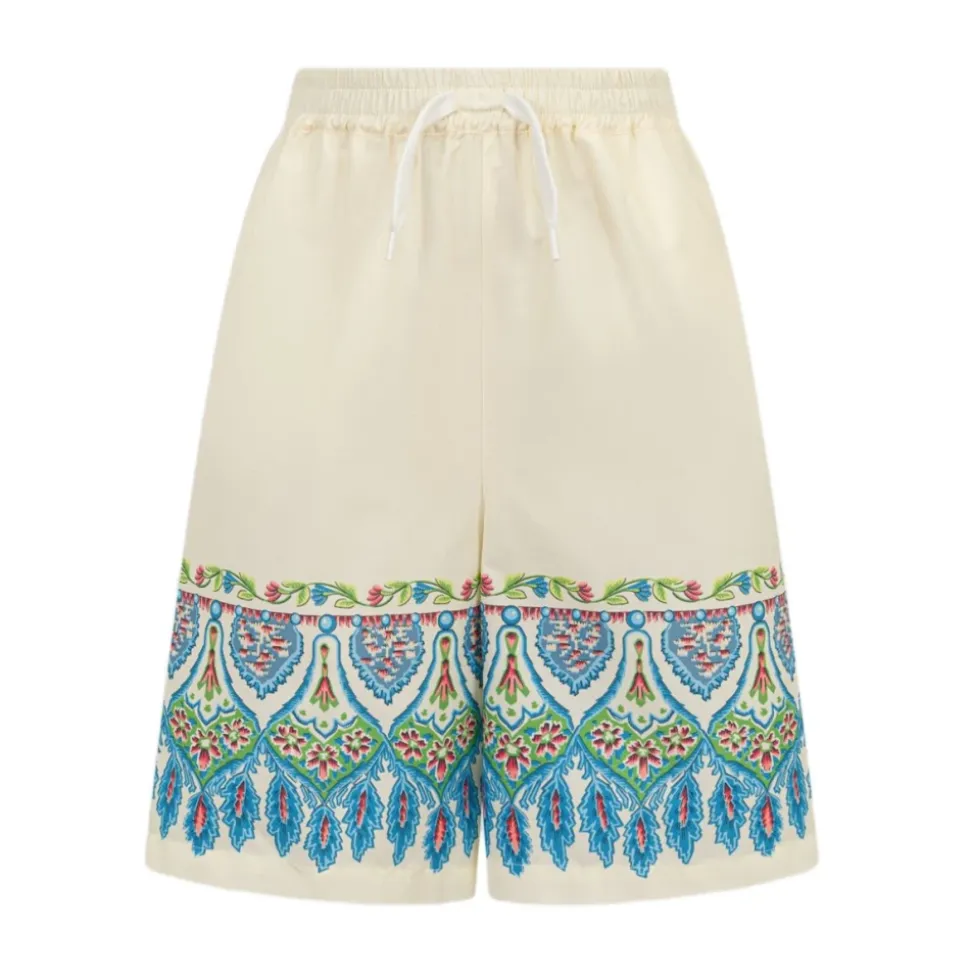 Shorts à imprimé cachemire