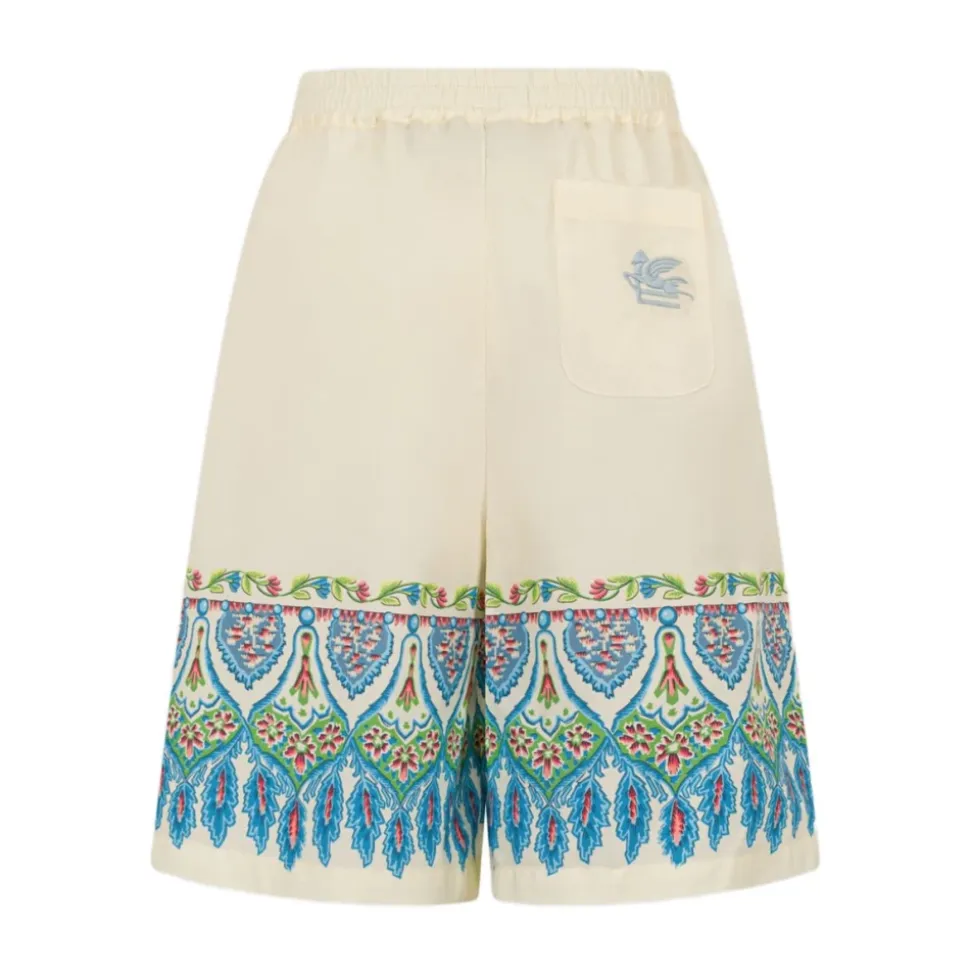 Shorts à imprimé cachemire
