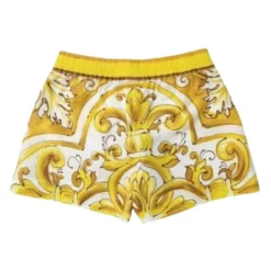 Shorts à motif majolique