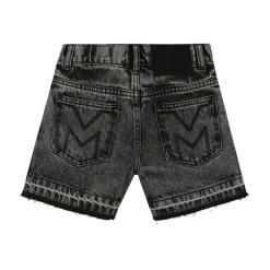 Shorts noirs avec détails de perles