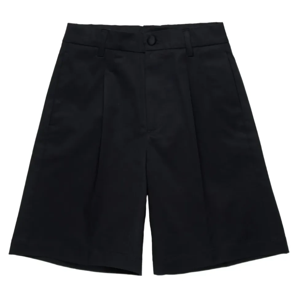 Shorts à plis sur le devant