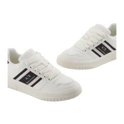 Sneakers à bandes contrastantes