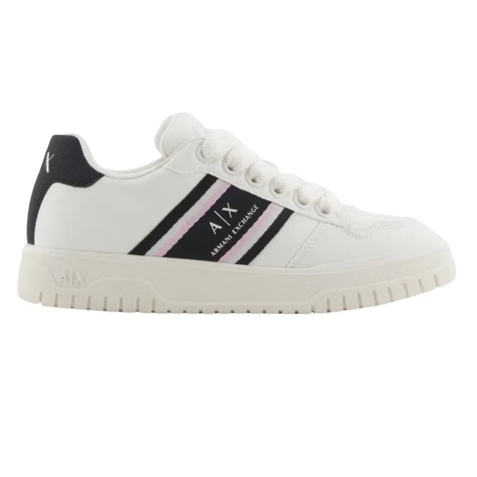 Sneakers à bandes contrastantes
