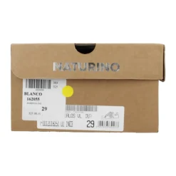 Sneakers Blanches à Velcro Scintillantes pour Enfants