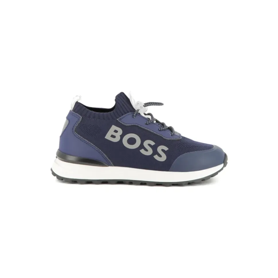 Sneakers Bleues avec Logo