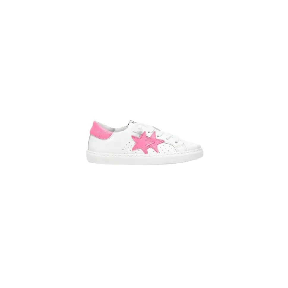 Sneakers en cuir blanc