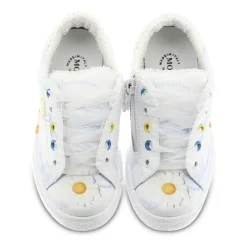 Sneakers en cuir imprimé