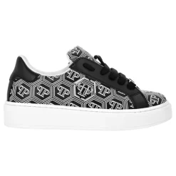 Sneakers Lo-Top en cuir avec monogramme Hexagon
