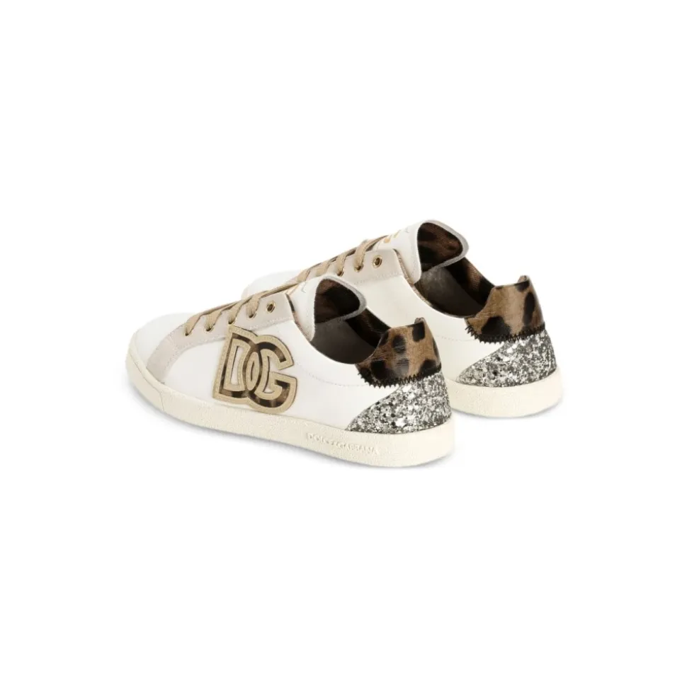 Sneakers Originales avec Paillettes et Broderie