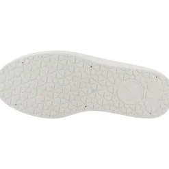 Sneakers Plateforme en Toile Blanche