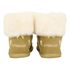 Suede Leather Bow Boots