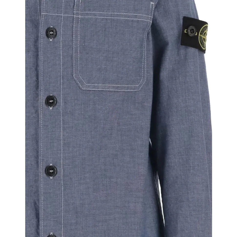 Surchemise en chambray