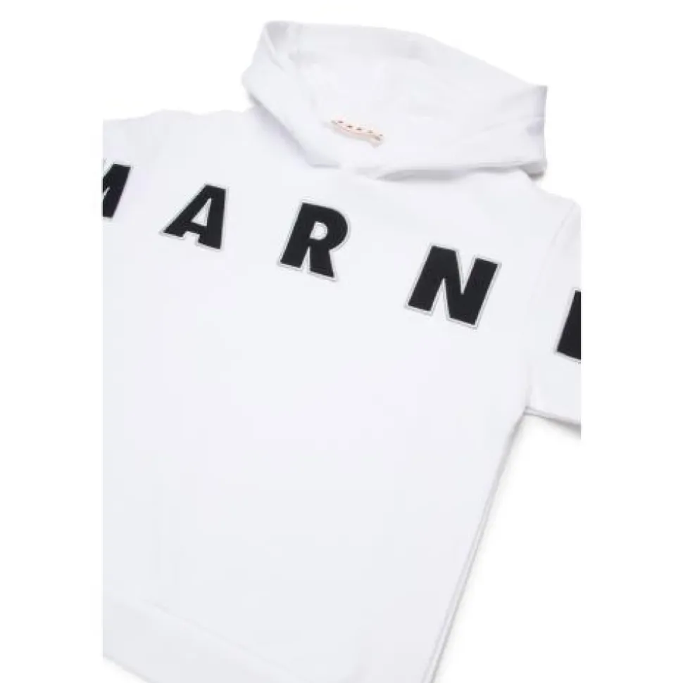 Sweat à Capuche avec Logo Brodé